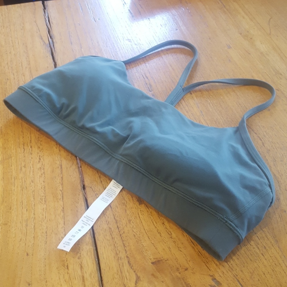 Lululemon Flow Y Bra | Dark Forest | EUC